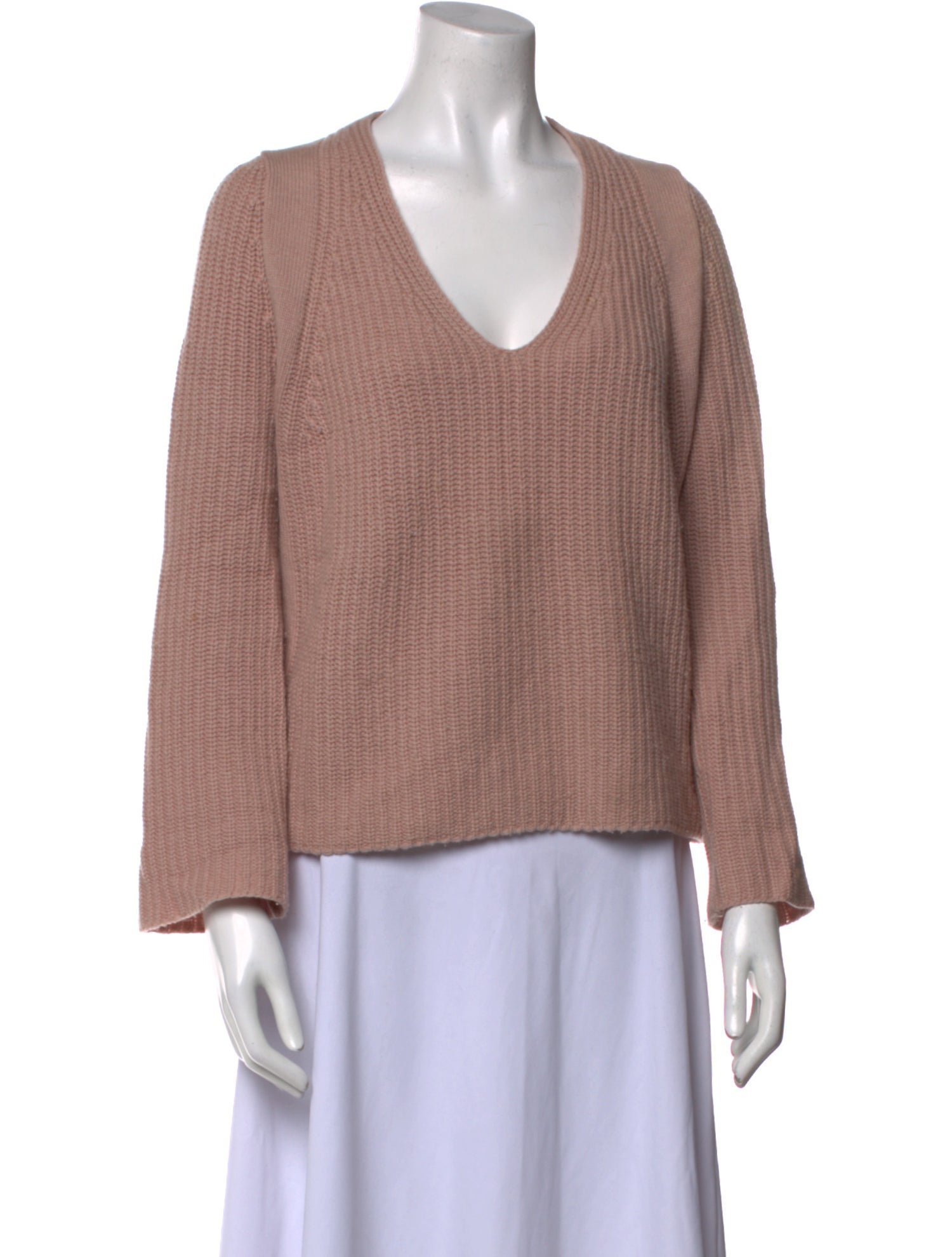 Helmut Lang Wool V-Neck Sweater