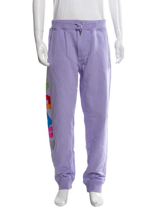 Helmut Lang Graphic Print Lounge Bottoms