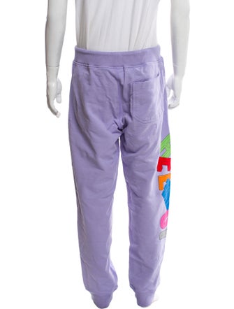 Helmut Lang Graphic Print Lounge Bottoms