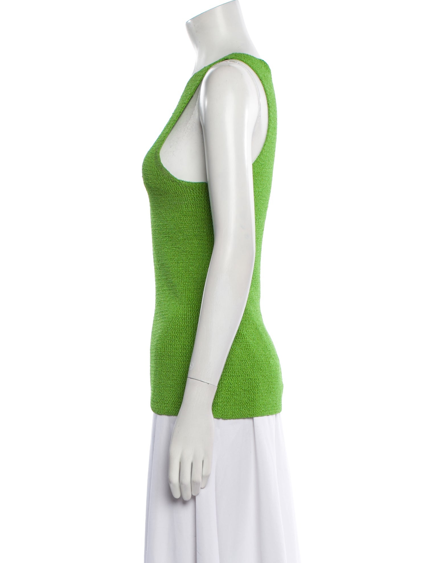 Helmut Lang Scoop Neck Sleeveless Top