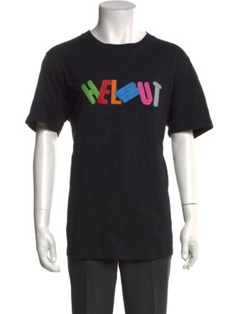Helmut Lang Graphic Print Crew Neck T-Shirt