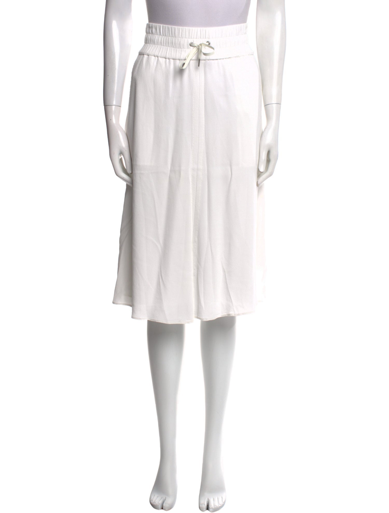 Helmut Lang Ruffle Embellishment Knee-Length Skirt