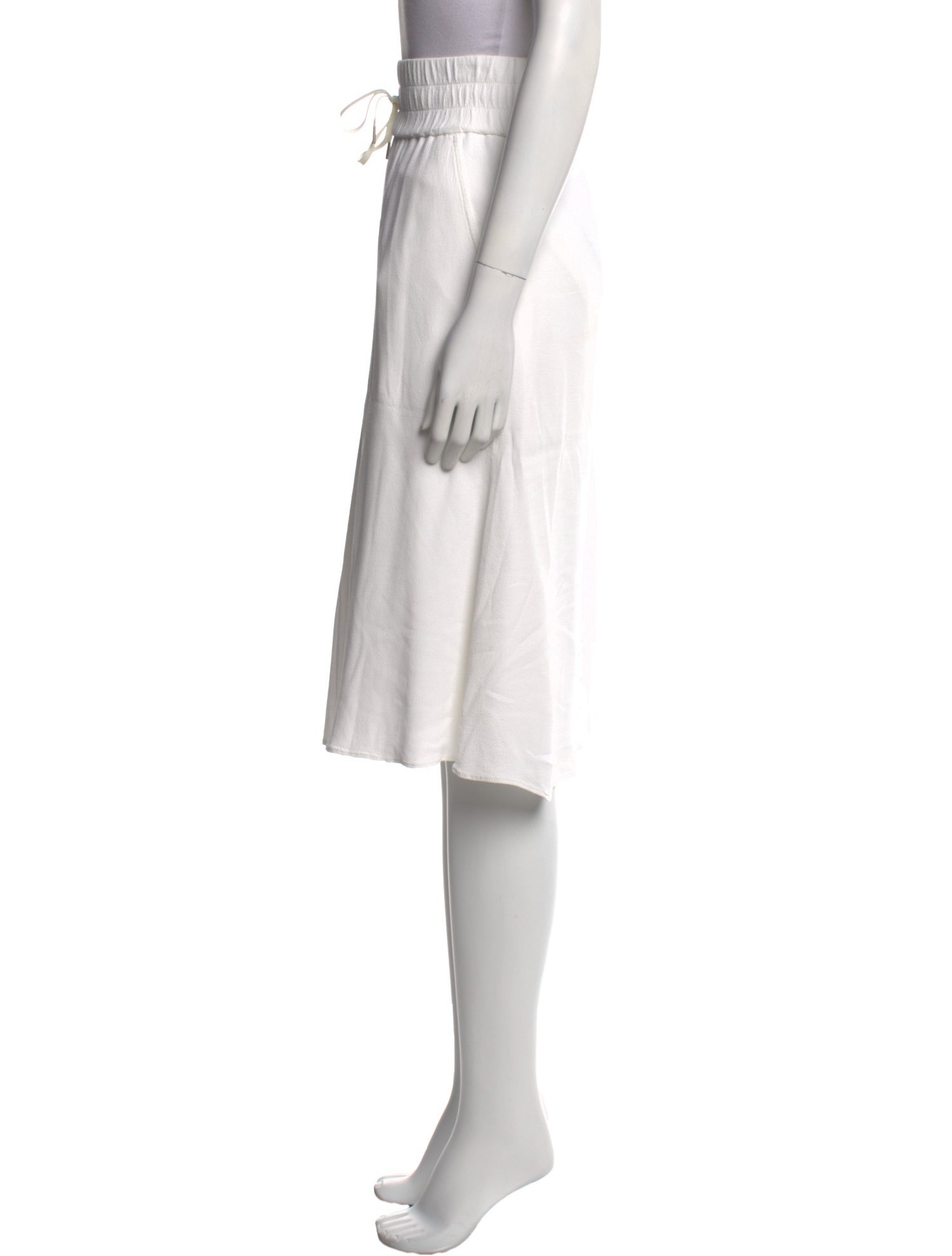 Helmut Lang Ruffle Embellishment Knee-Length Skirt