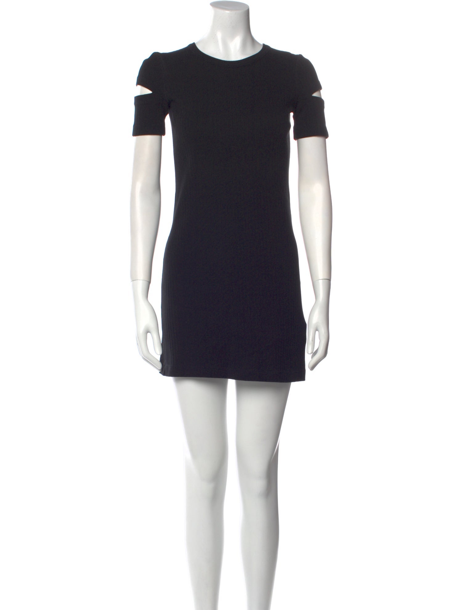 Helmut Lang Crew Neck Mini Dress