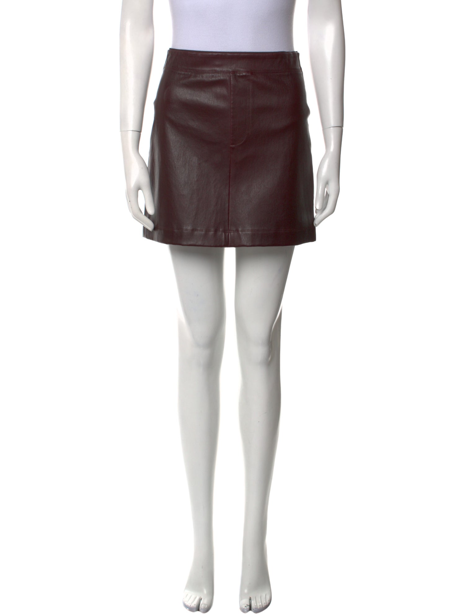 Helmut Lang Leather Mini Skirt