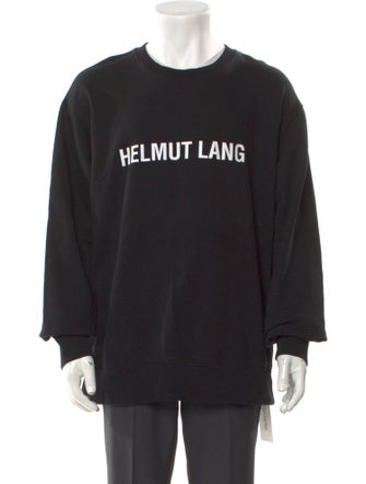 Helmut Lang Graphic Print Crew Neck Sweatshirt