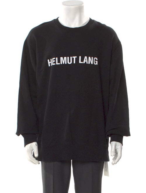 Helmut Lang Graphic Print Crew Neck Sweatshirt