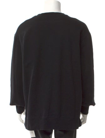 Helmut Lang Graphic Print Crew Neck Sweatshirt