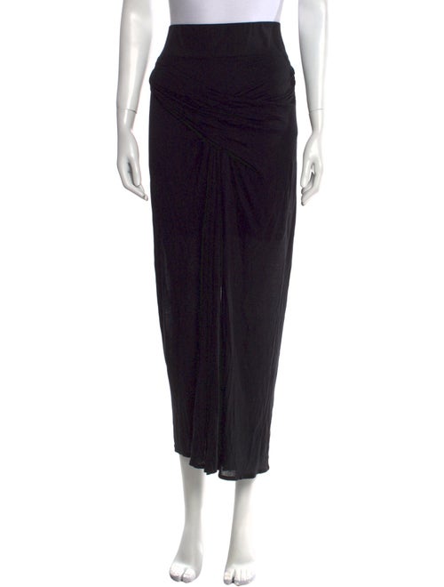 Helmut Lang Ruffle Embellishment Long Skirt