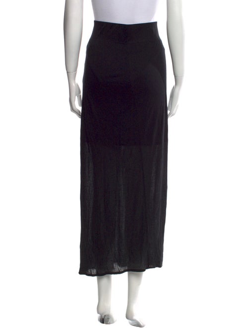 Helmut Lang Ruffle Embellishment Long Skirt