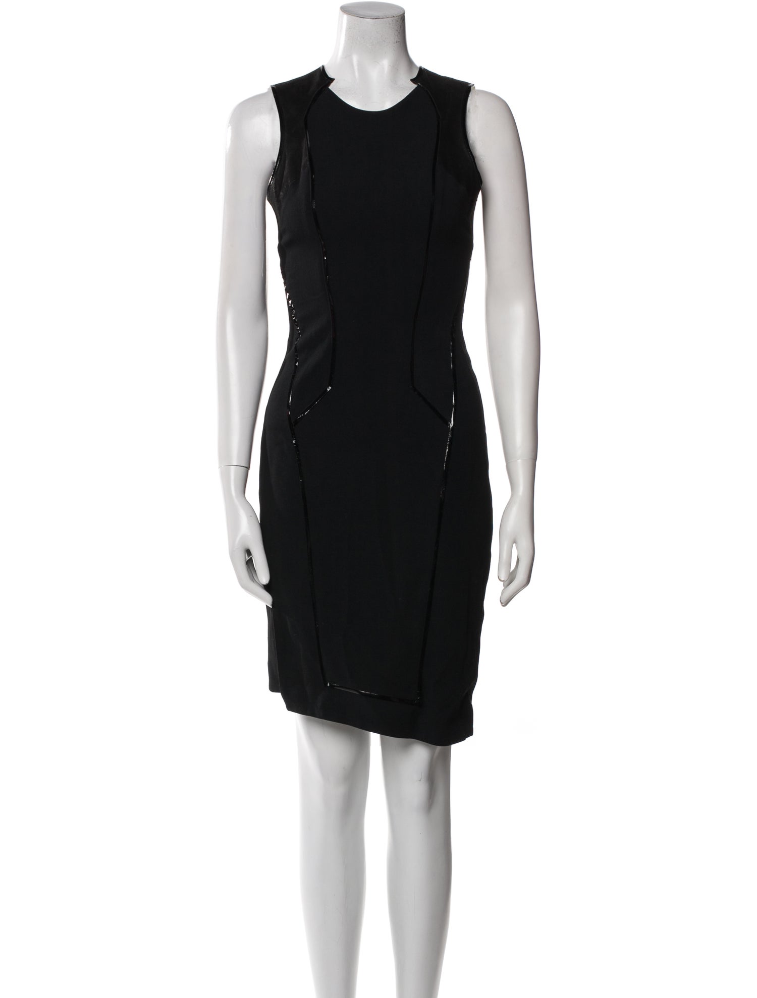 Helmut Lang Crew Neck Knee-Length Dress