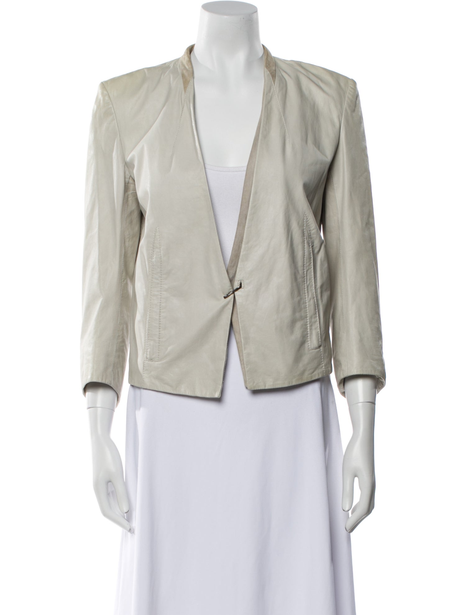 Helmut Lang Lamb Leather Blazer
