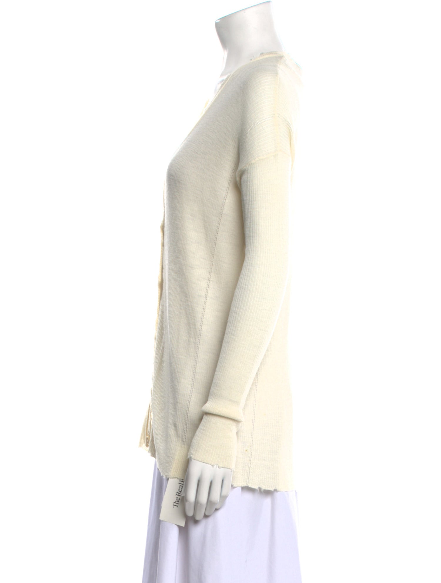 Helmut Lang Wool V-Neck Sweater