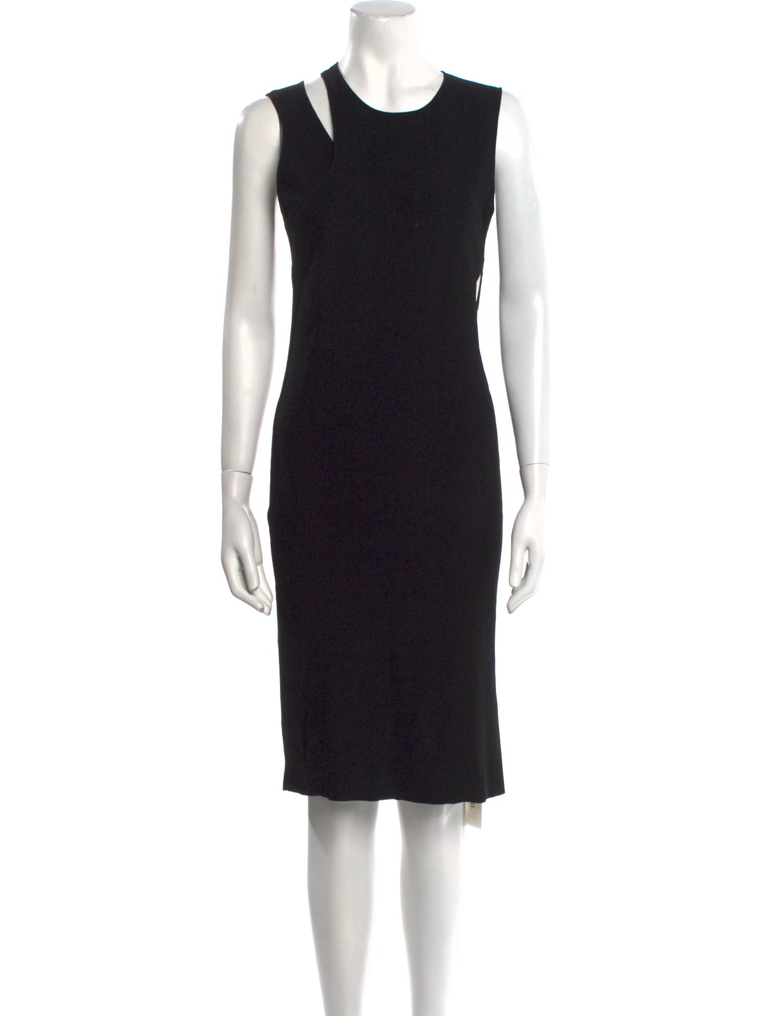 Helmut Lang Crew Neck Knee-Length Dress
