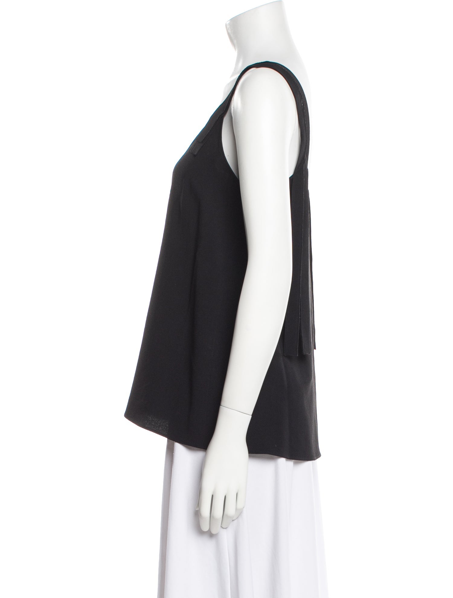 Helmut Lang V-Neck Sleeveless Top