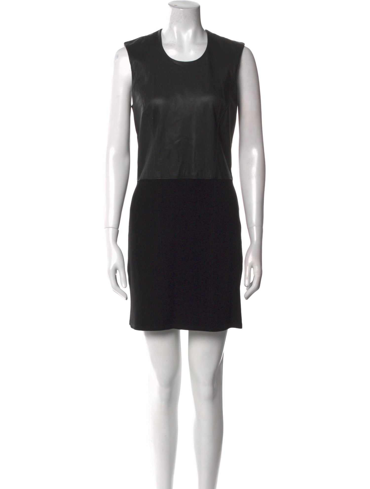 Helmut Lang Crew Neck Mini Dress