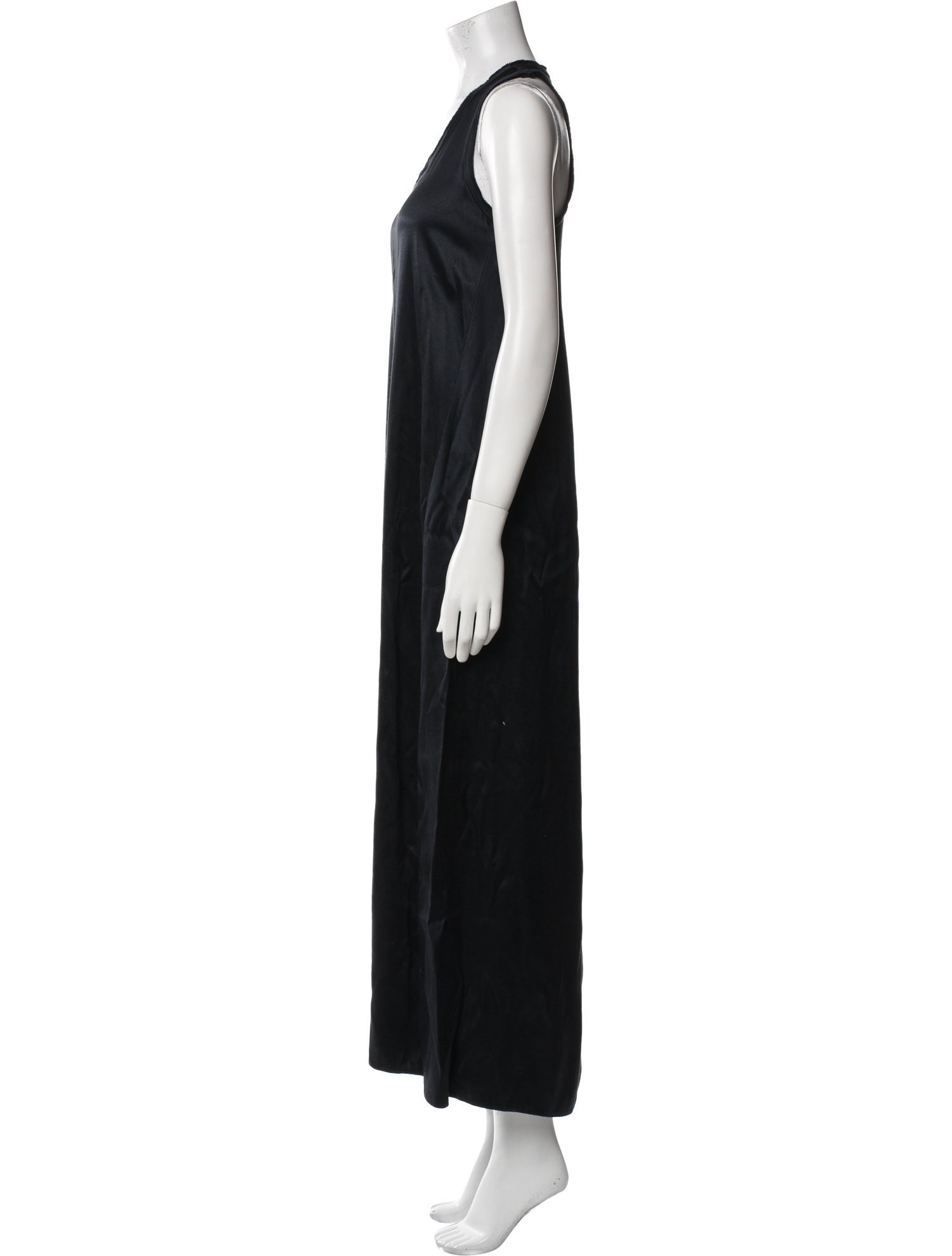 Helmut Lang Scoop Neck Long Dress