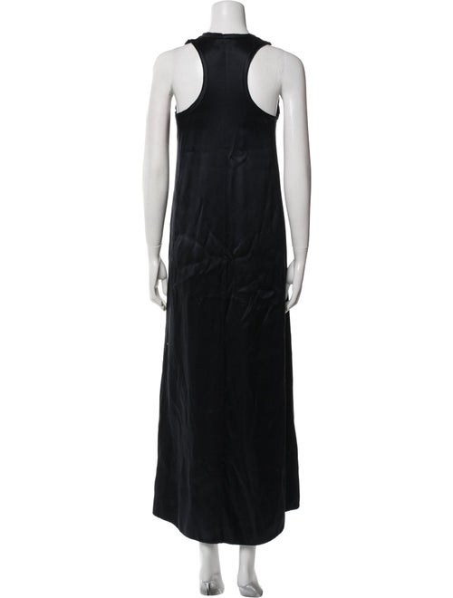 Helmut Lang Scoop Neck Long Dress