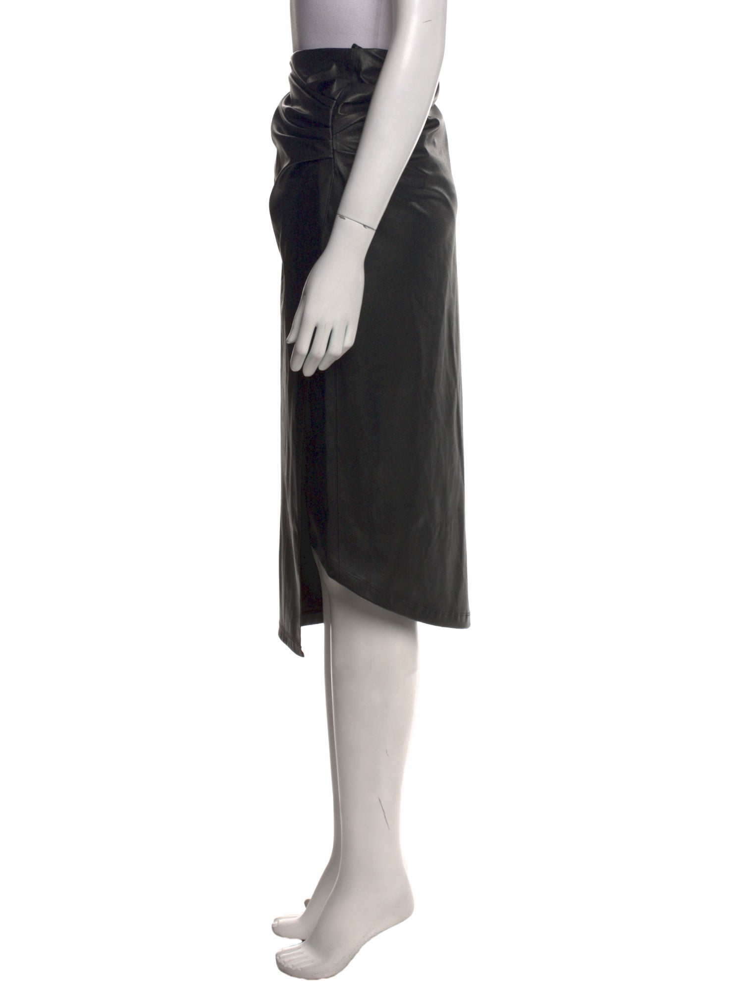 Helmut Lang Pleated Accents Midi Length Skirt