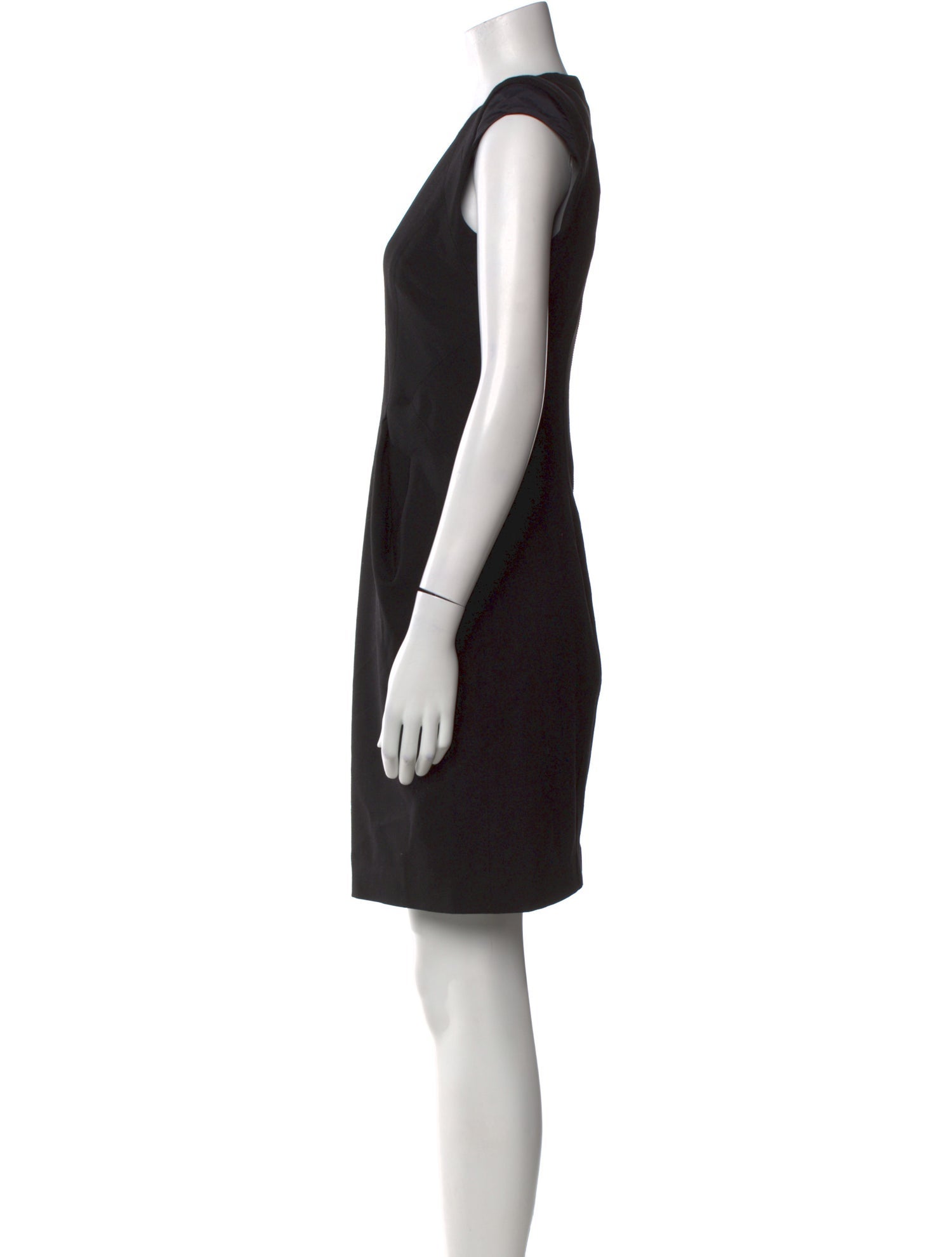 Helmut Lang Virgin Wool Mini Dress