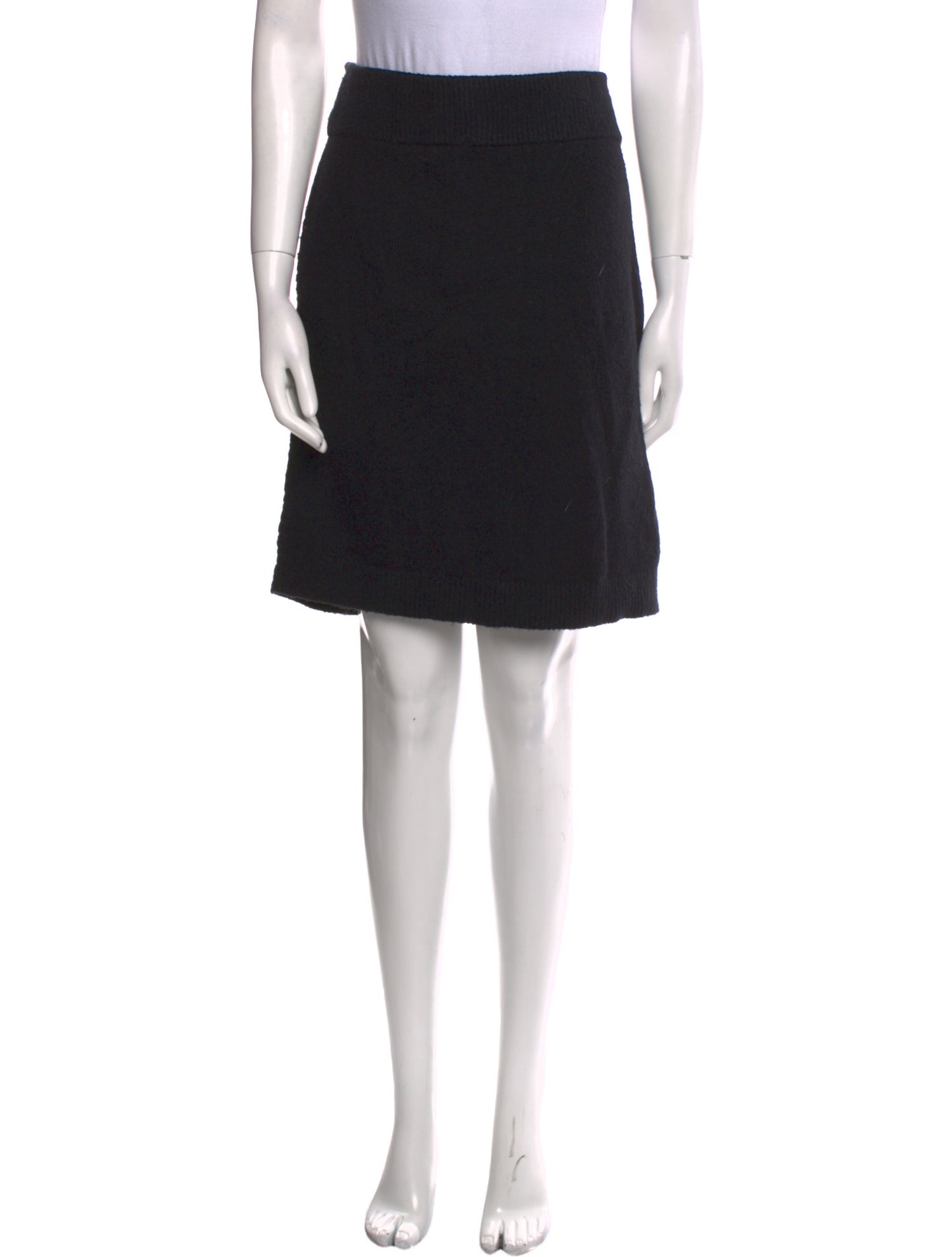 Helmut Lang Braided Accents Knee-Length Skirt