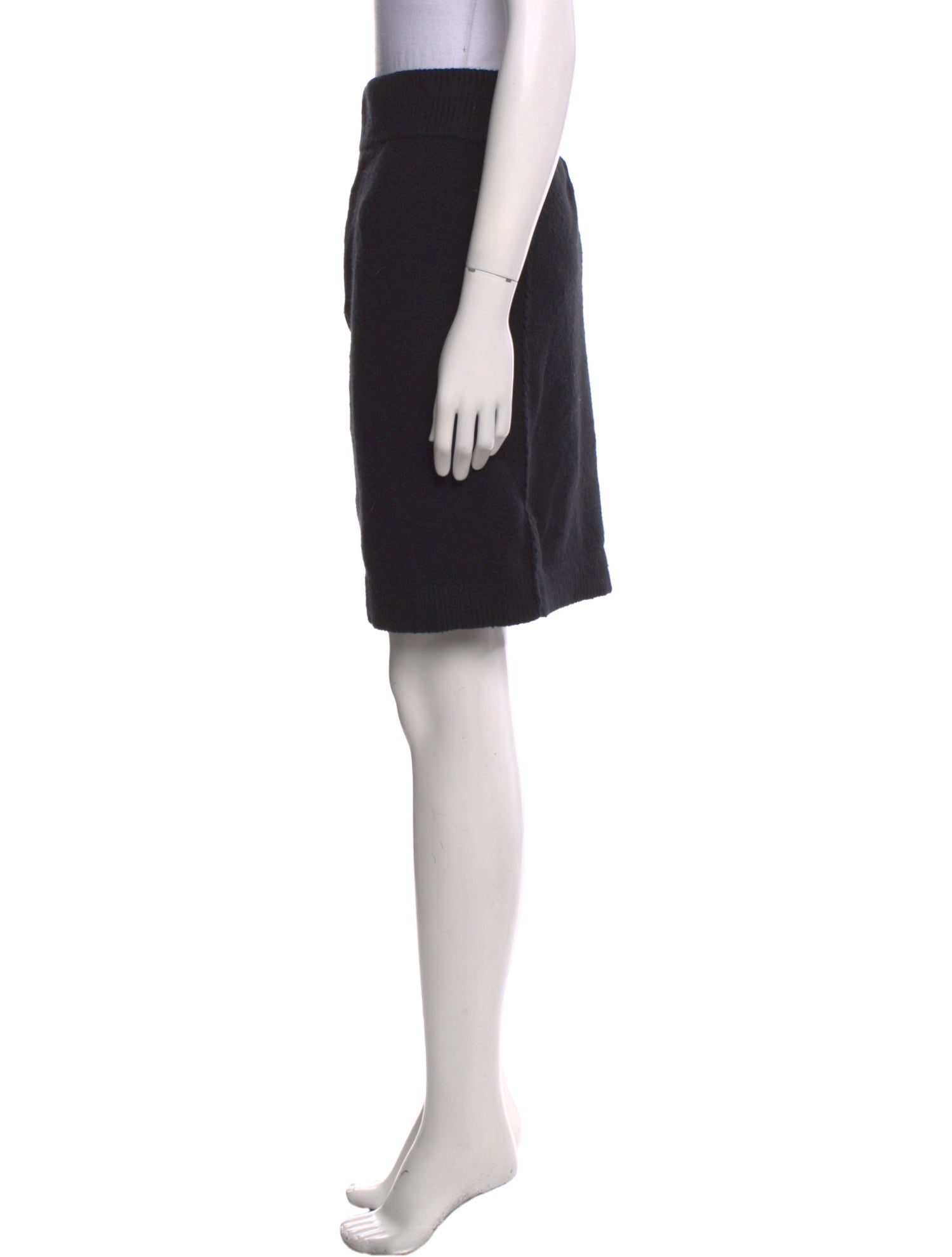 Helmut Lang Braided Accents Knee-Length Skirt