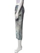 Helmut Lang Tie-Dye Print Midi Length Skirt