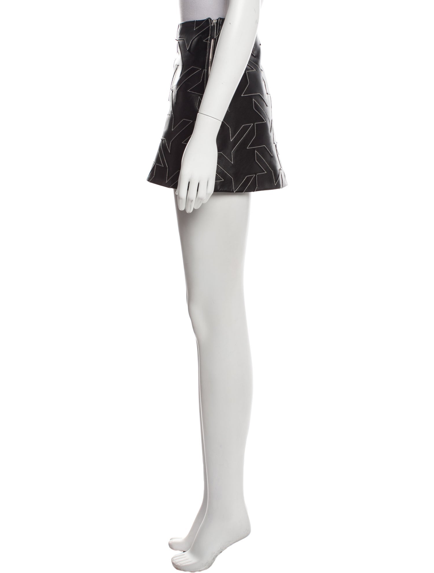 Helmut Lang Leather Mini Skirt