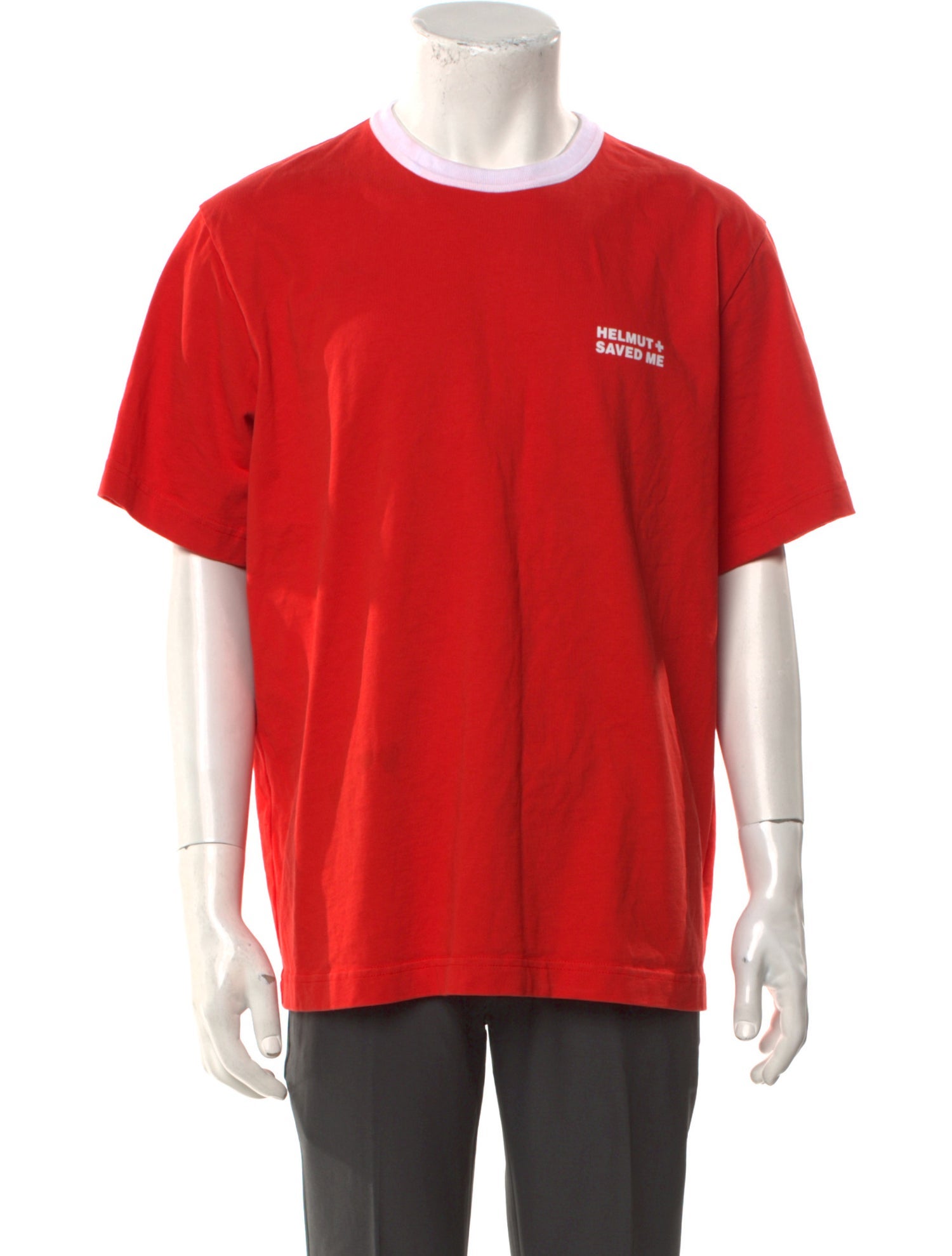 Helmut Lang Graphic Print Crew Neck T-Shirt