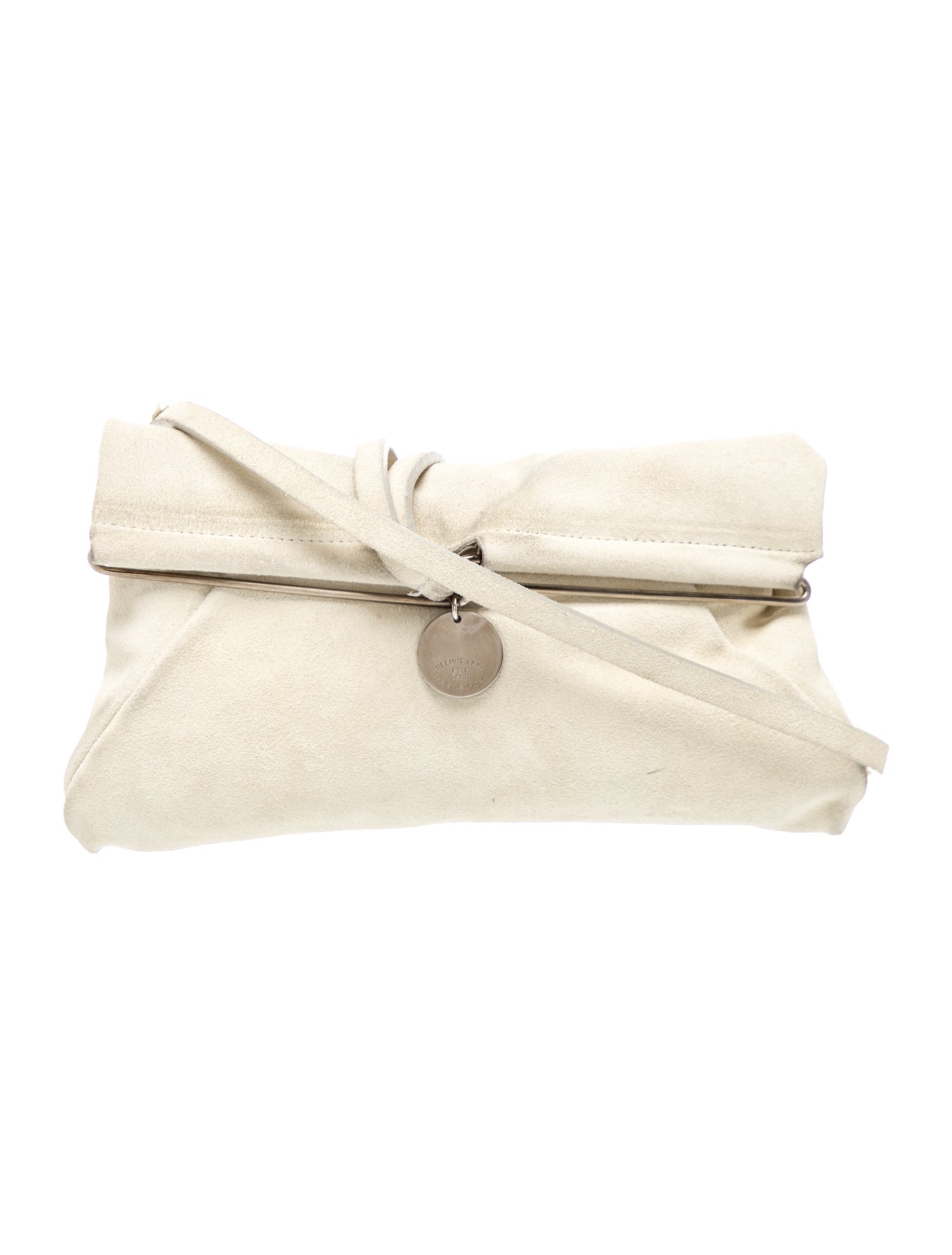 Helmut Lang Suede Clutch Vintage