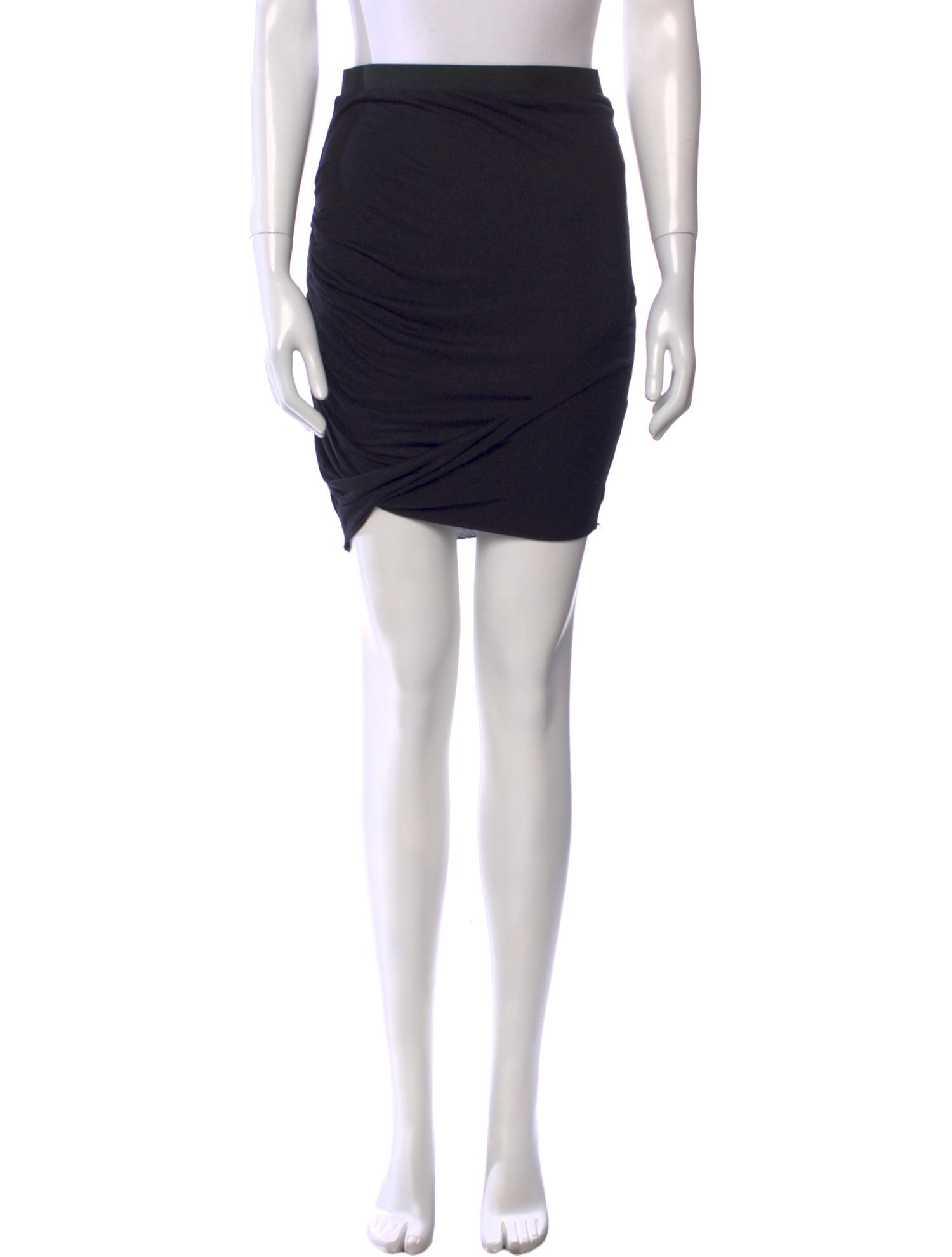 Helmut Lang Pleated Accents Mini Skirt