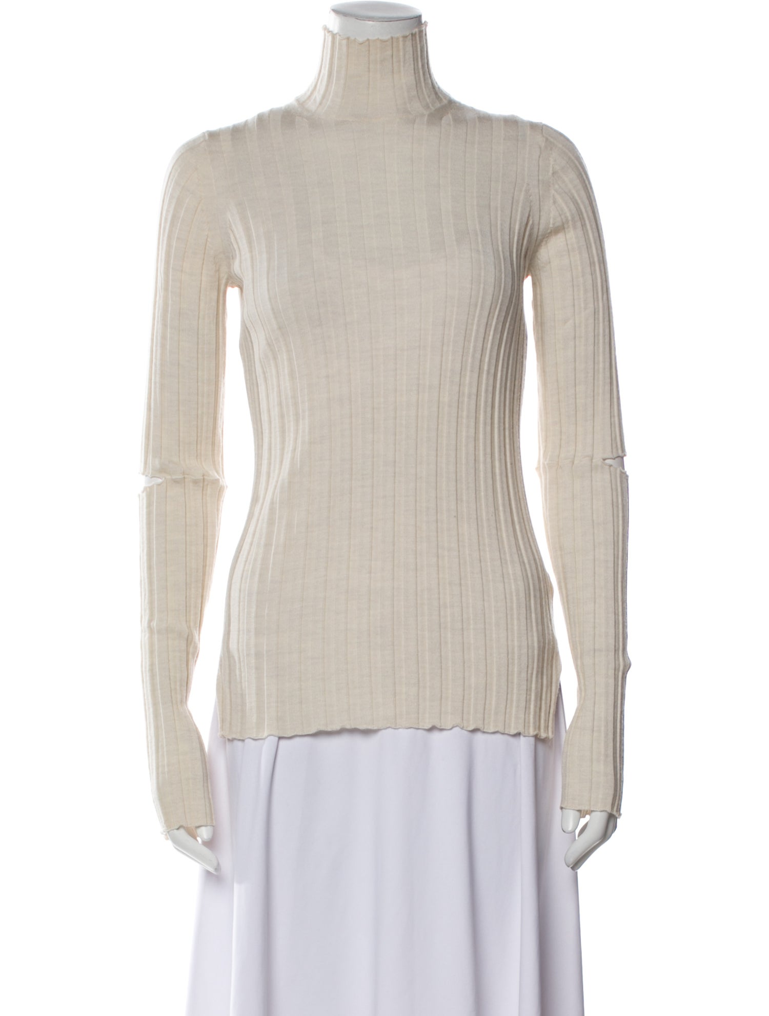 Helmut Lang Wool Turtleneck Top