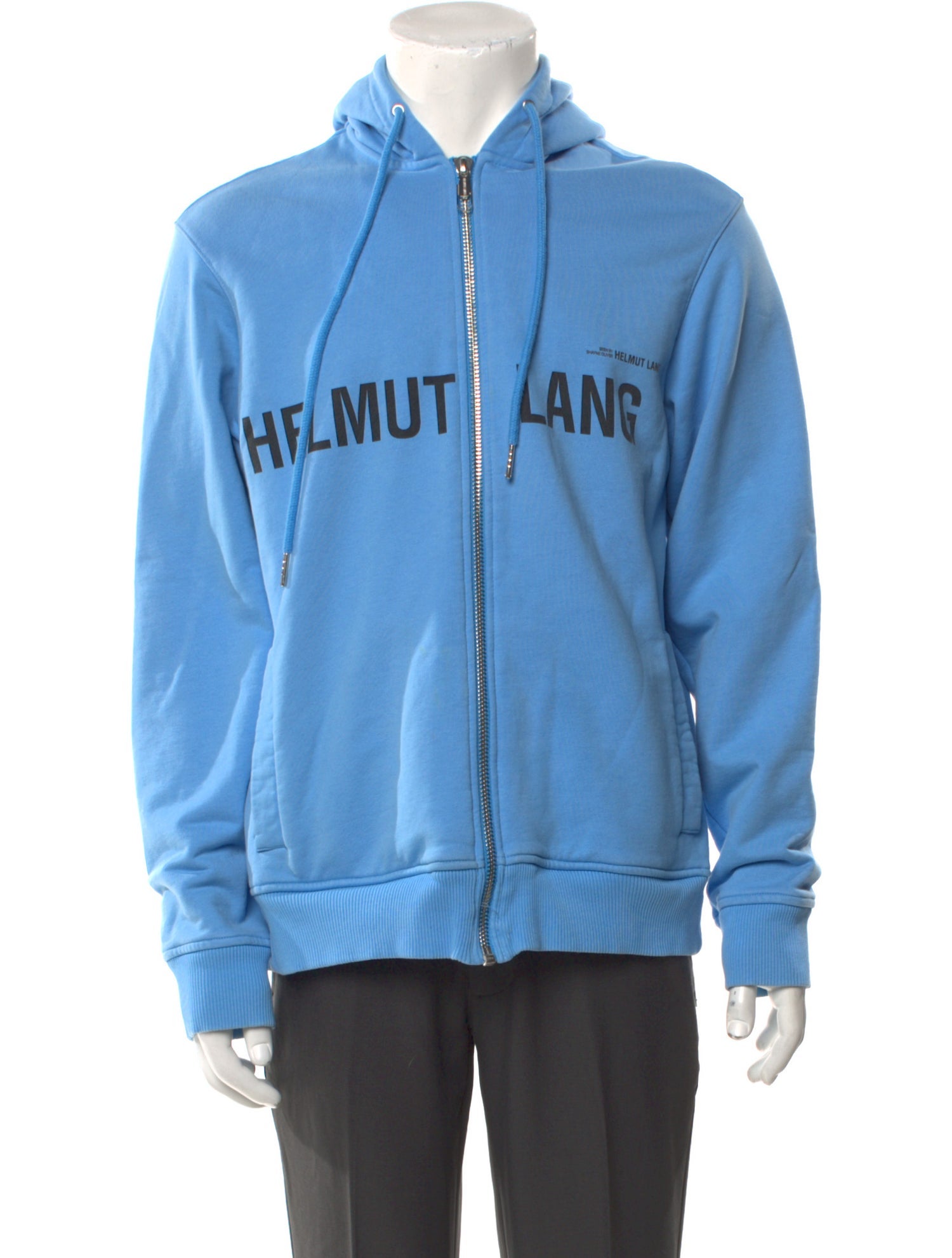 Helmut Lang Graphic Print Crew Neck Hoodie