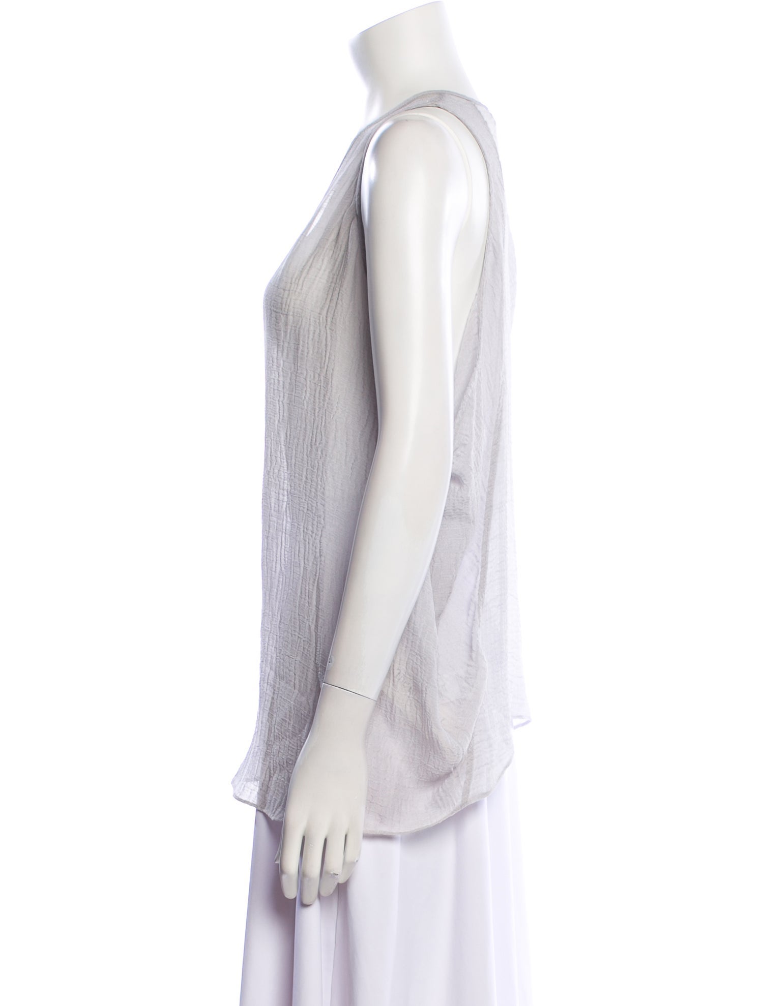 Helmut Lang V-Neck Sleeveless Top