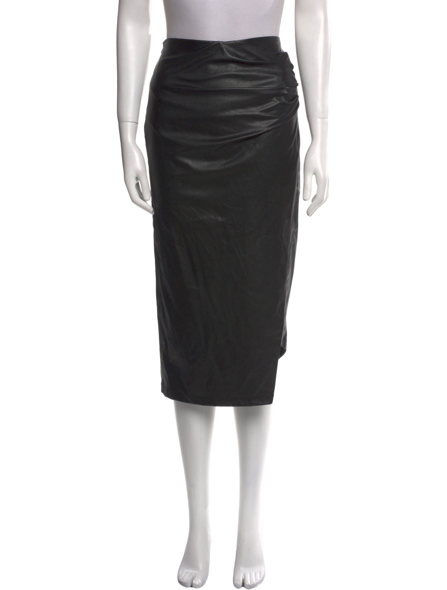 Helmut Lang Pleated Accents Midi Length Skirt w/ Tags