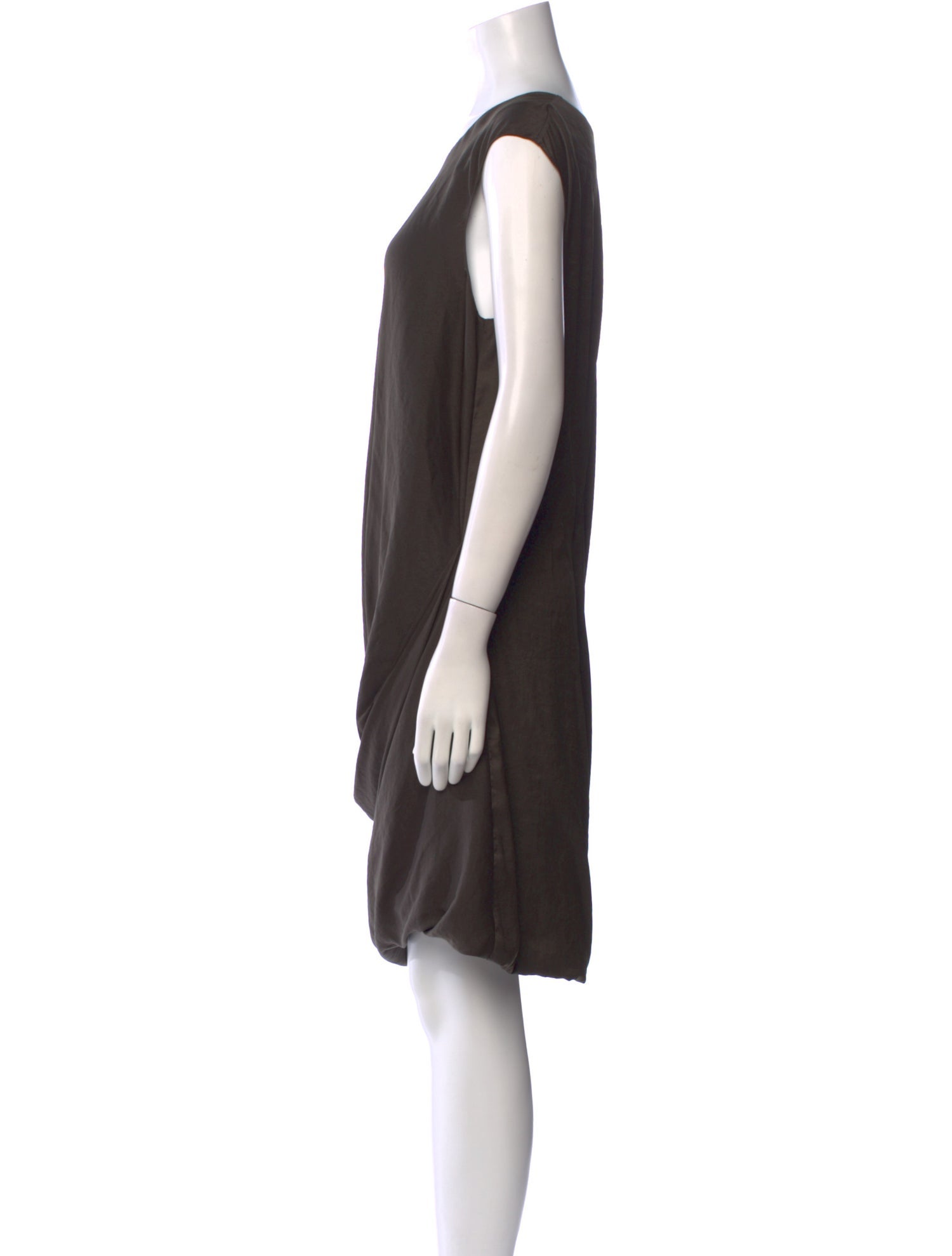 Helmut Lang Bateau Neckline Midi Length Dress