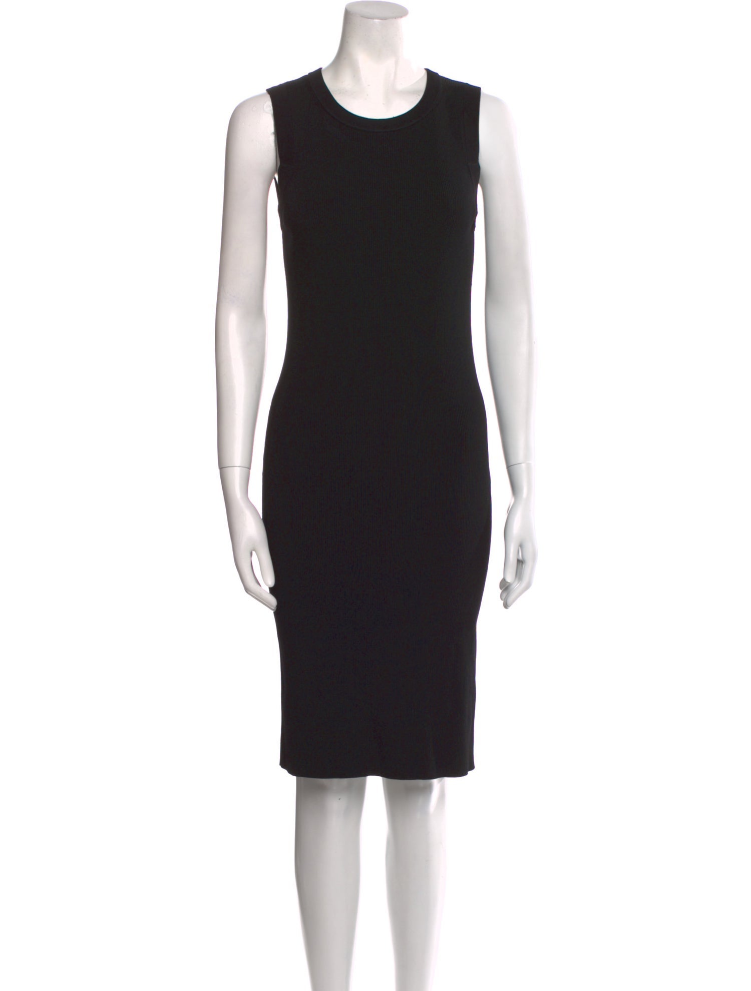 Helmut Lang Crew Neck Knee-Length Dress