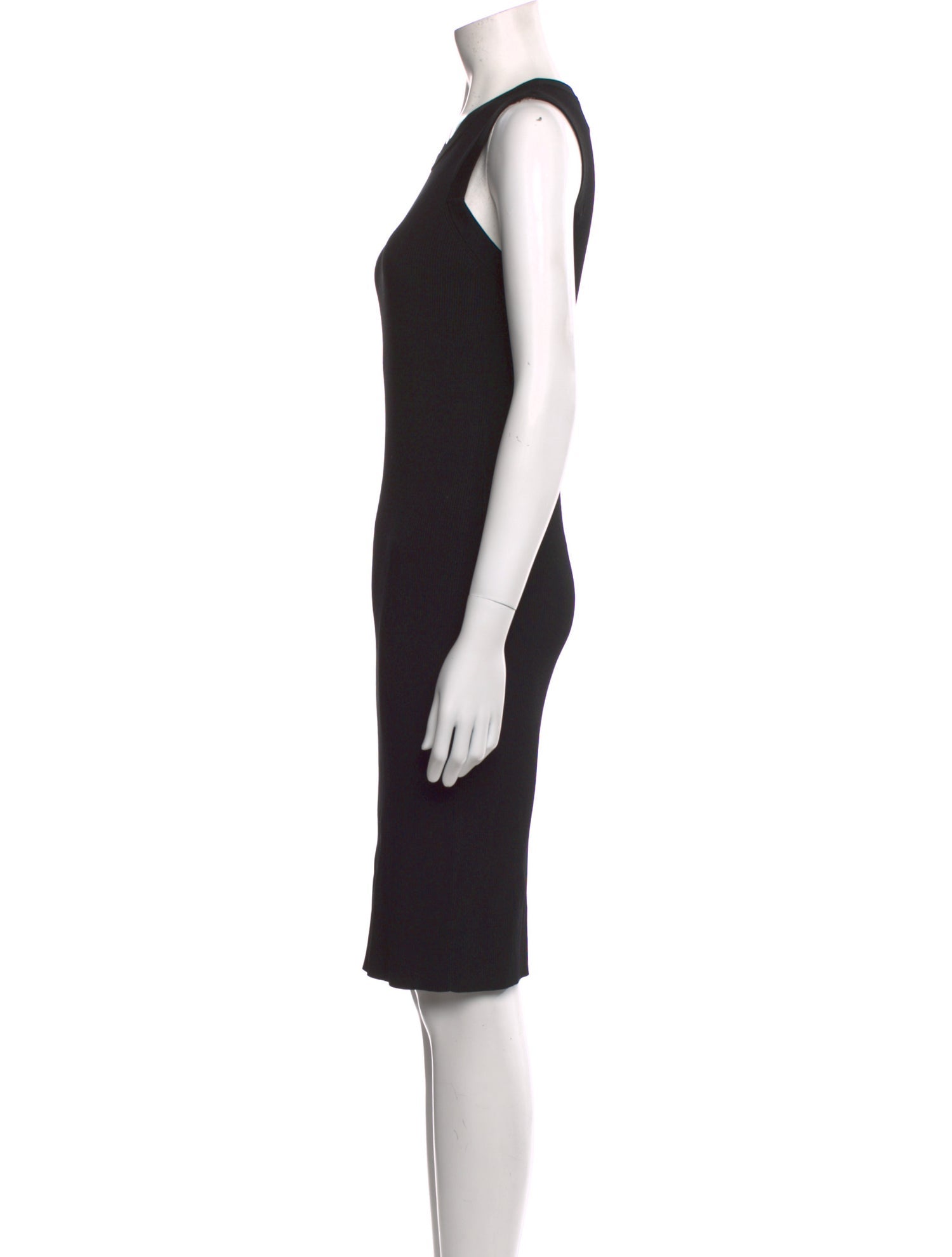 Helmut Lang Crew Neck Knee-Length Dress