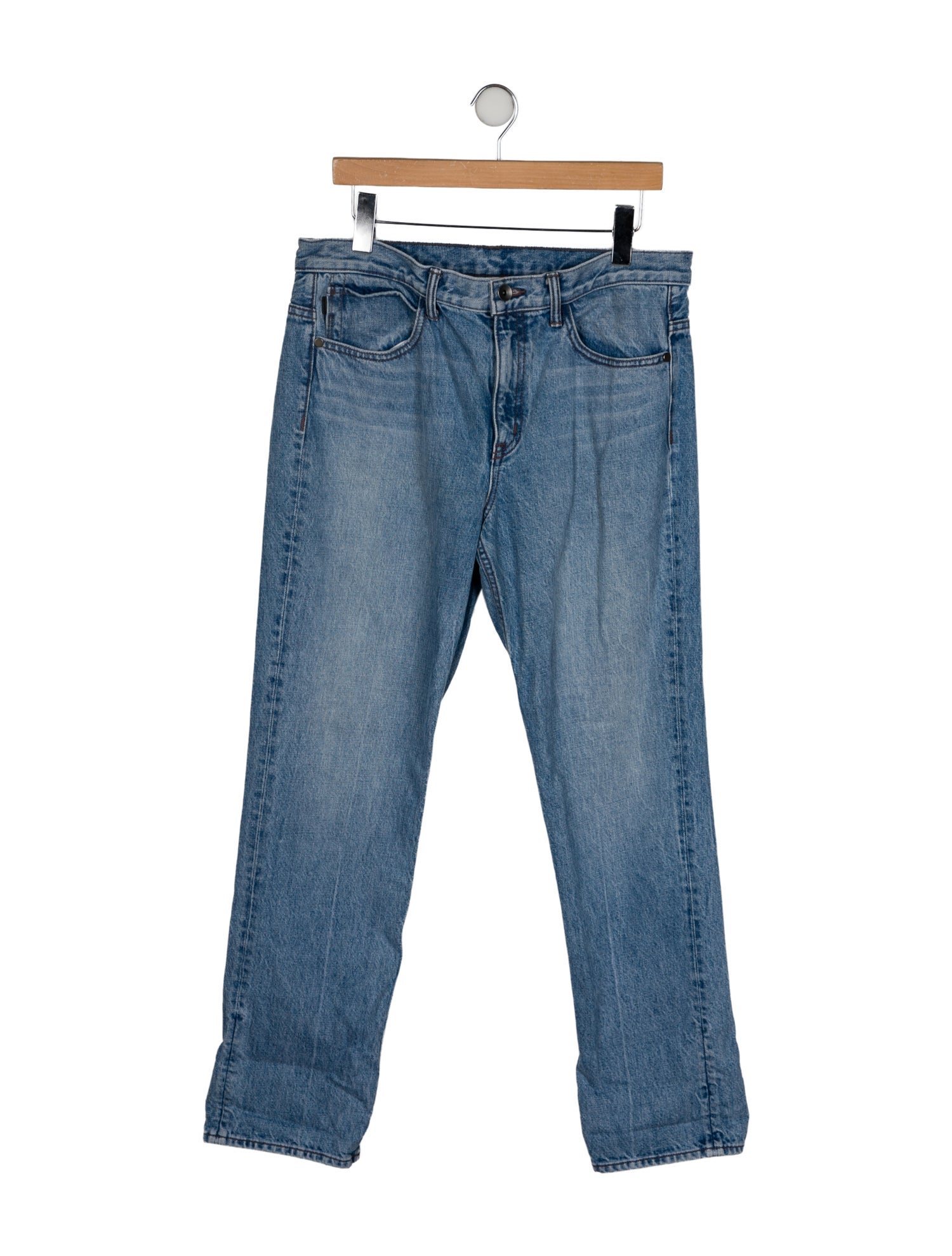 Helmut Lang Mid-Rise Straight Leg Jeans