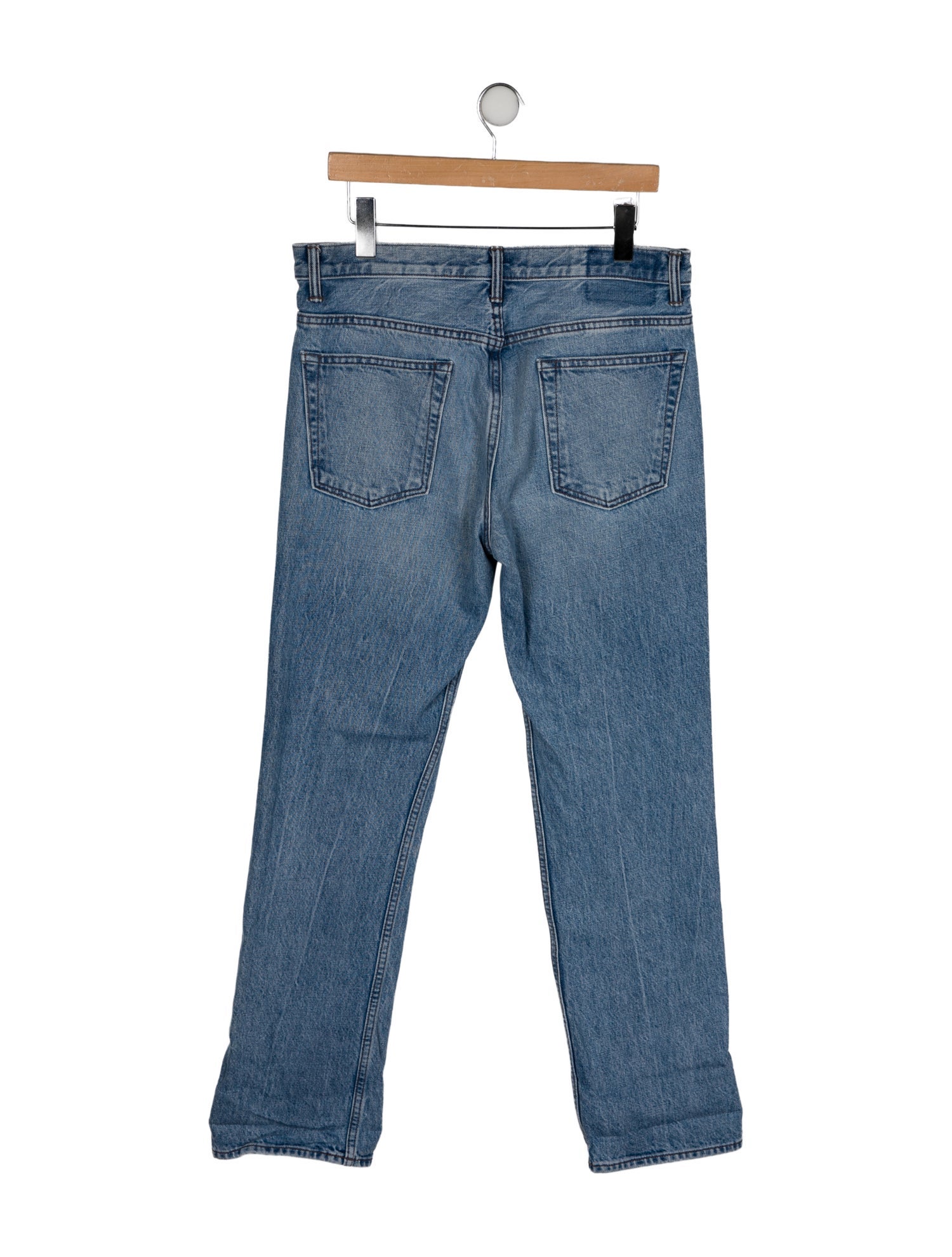 Helmut Lang Mid-Rise Straight Leg Jeans