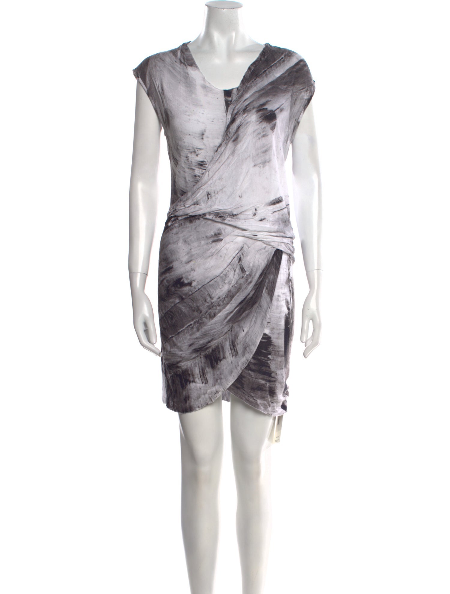 Helmut Lang Tie-Dye Print Mini Dress