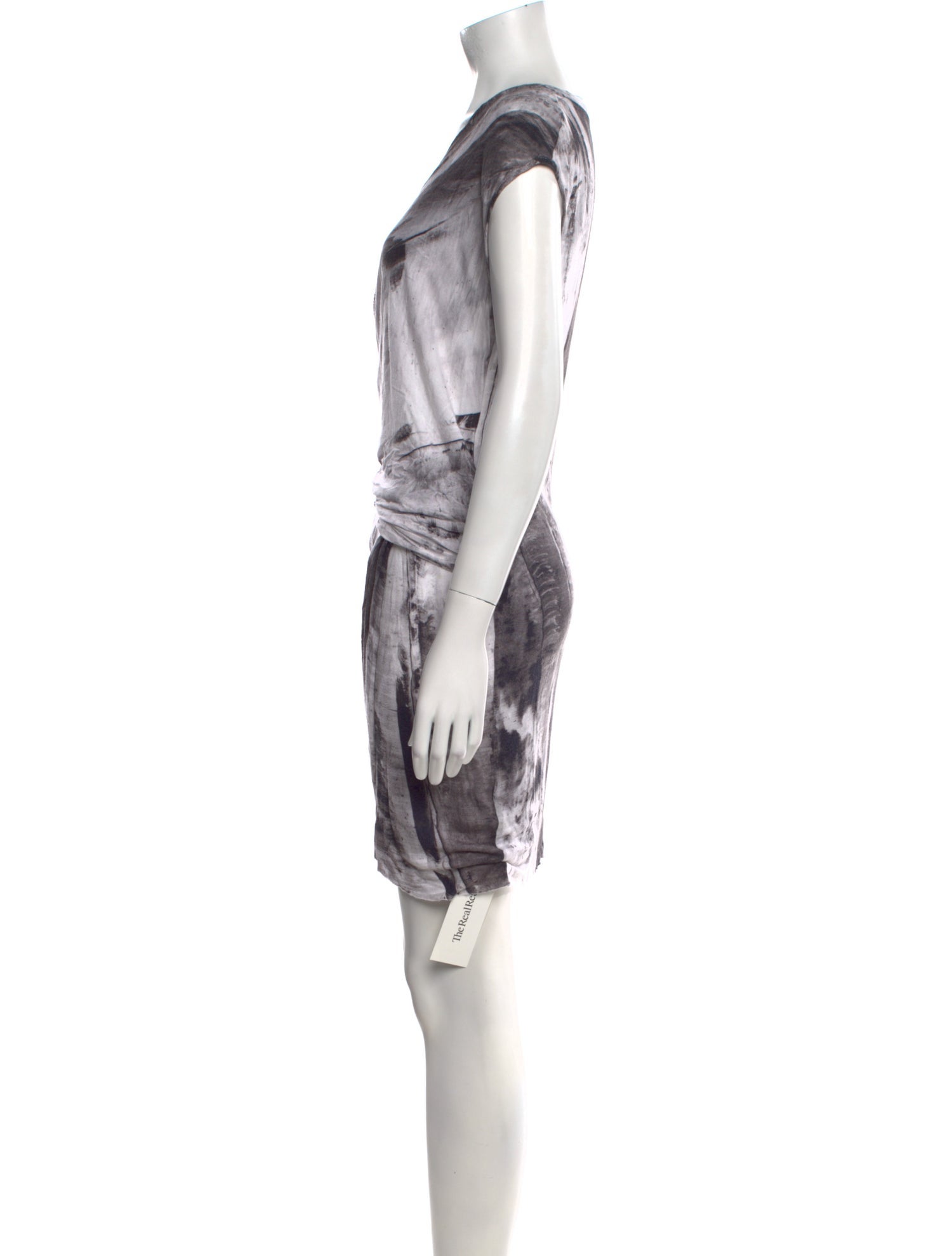 Helmut Lang Tie-Dye Print Mini Dress
