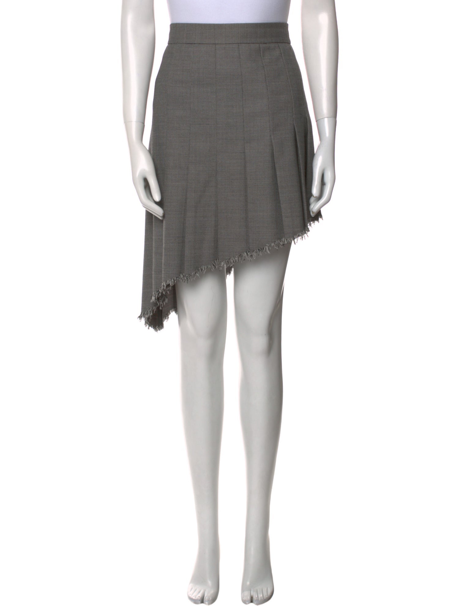 Helmut Lang Raw-Edge Trim Knee-Length Skirt w/ Tags