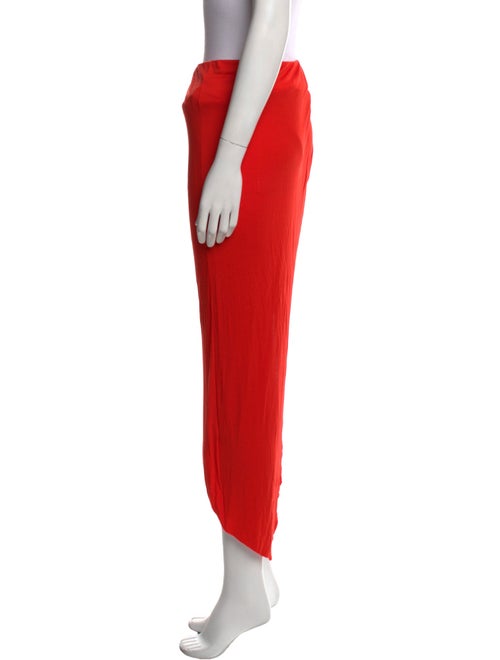 Helmut Lang Ruffle Embellishment Midi Length Skirt