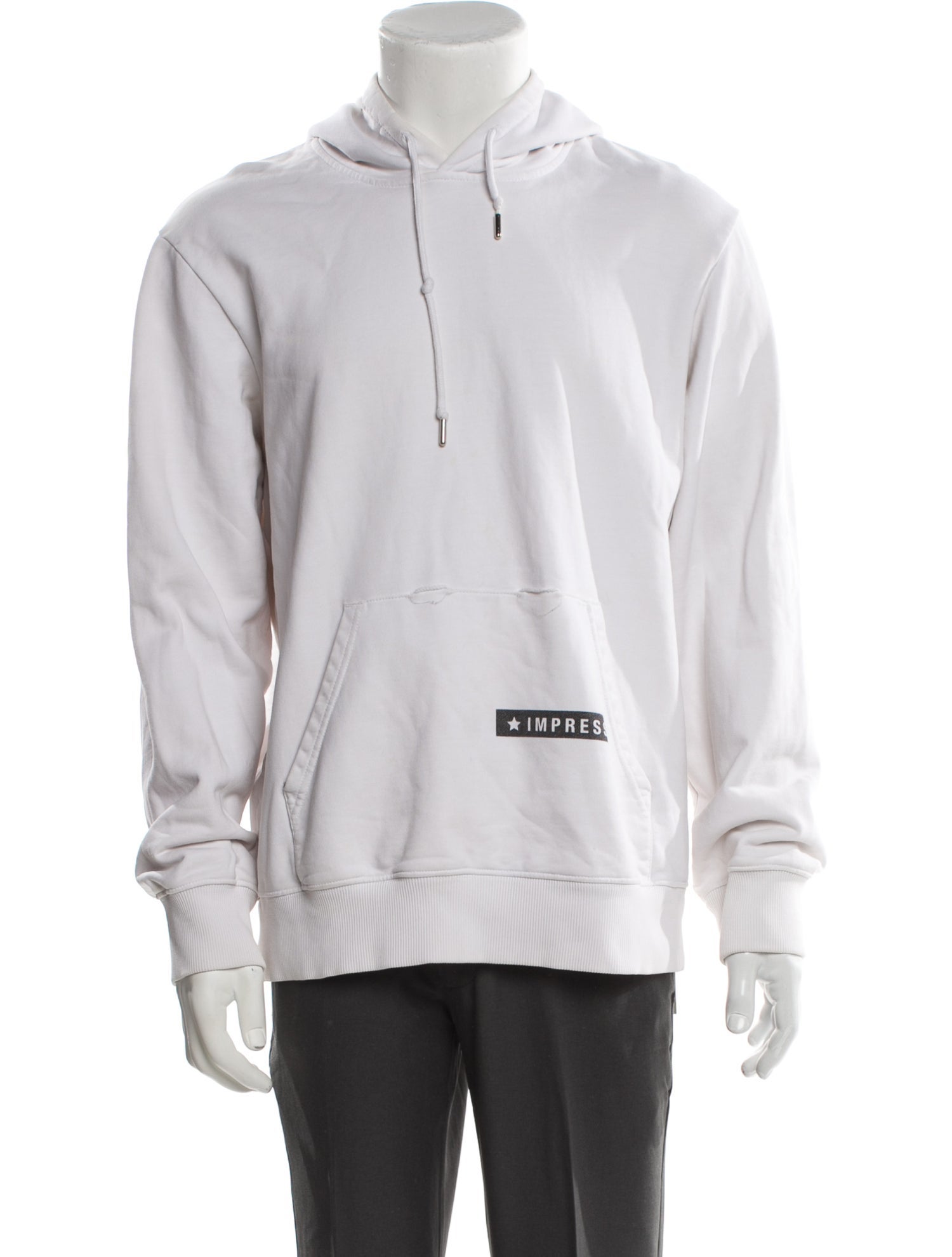 Helmut Lang Graphic Print Crew Neck Hoodie