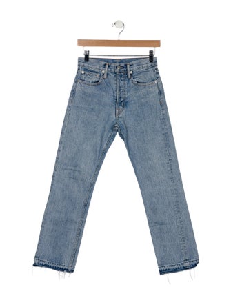 Helmut Lang High-Rise Straight Leg Jeans