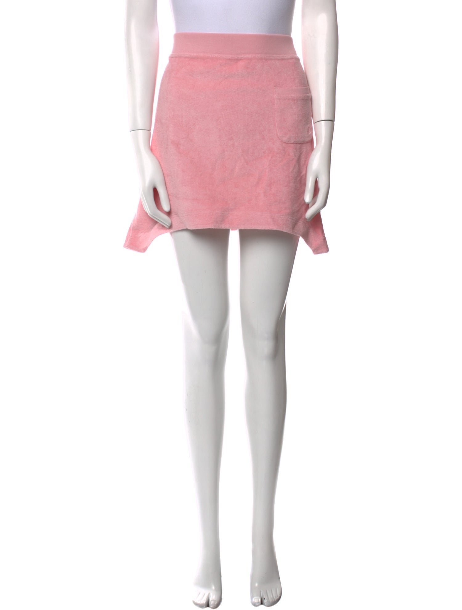 Helmut Lang Raw-Edge Trim Mini Skirt