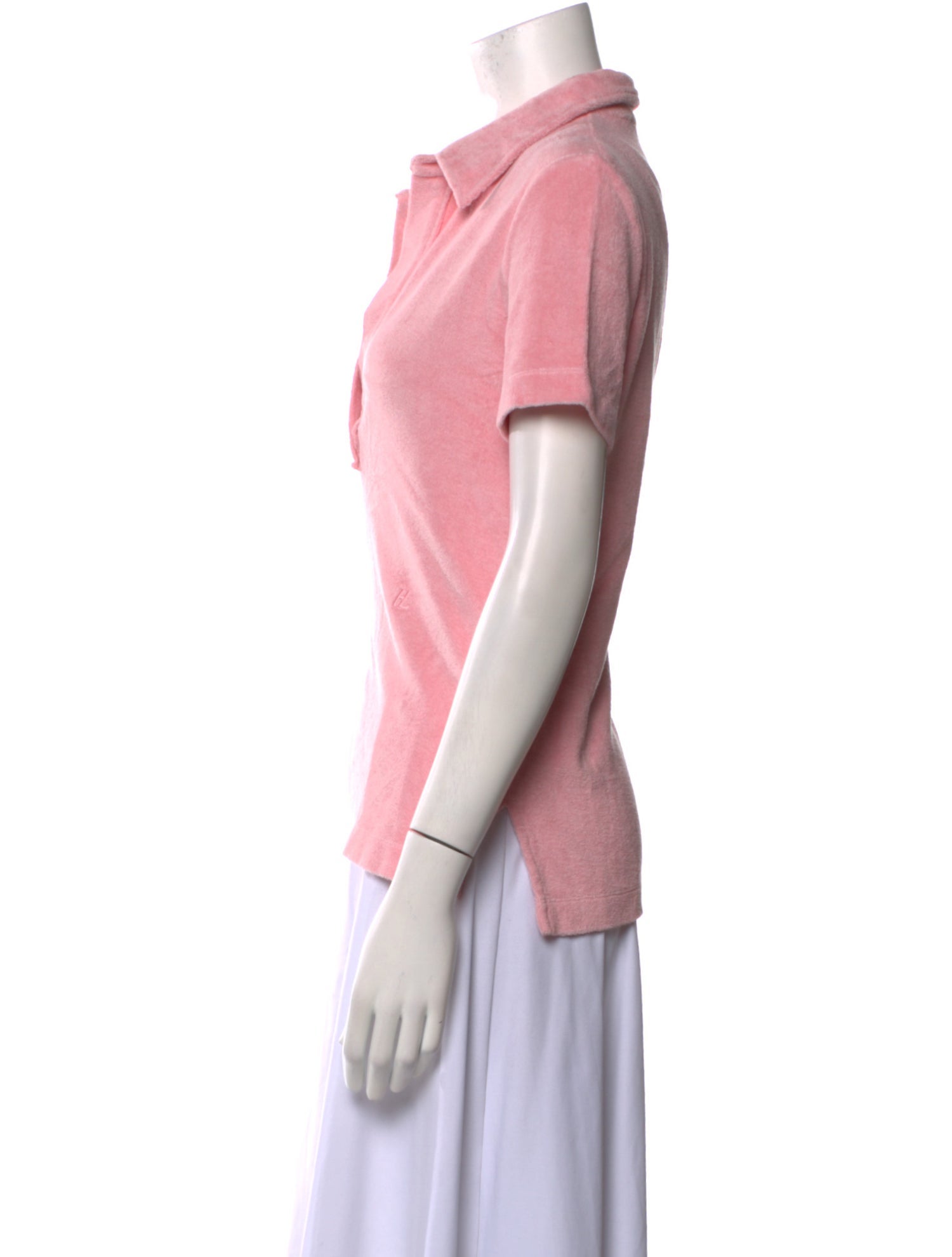 Helmut Lang V-Neck Short Sleeve Polo