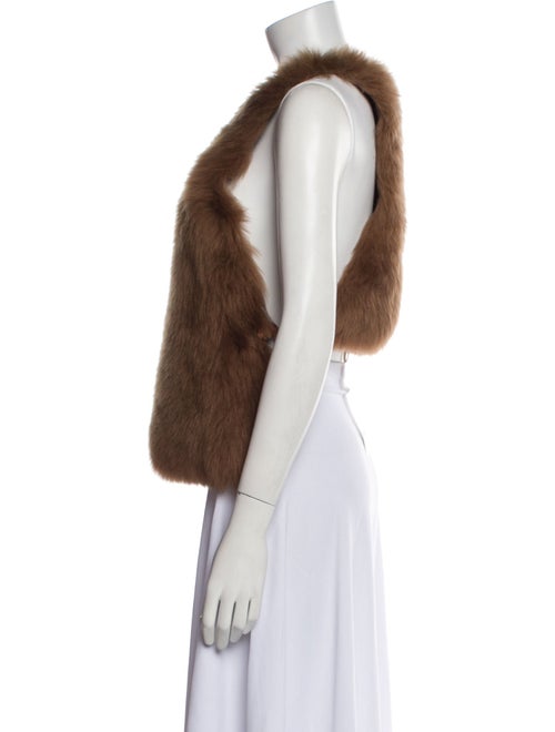 Helmut Lang Shearling Mock Neck Top