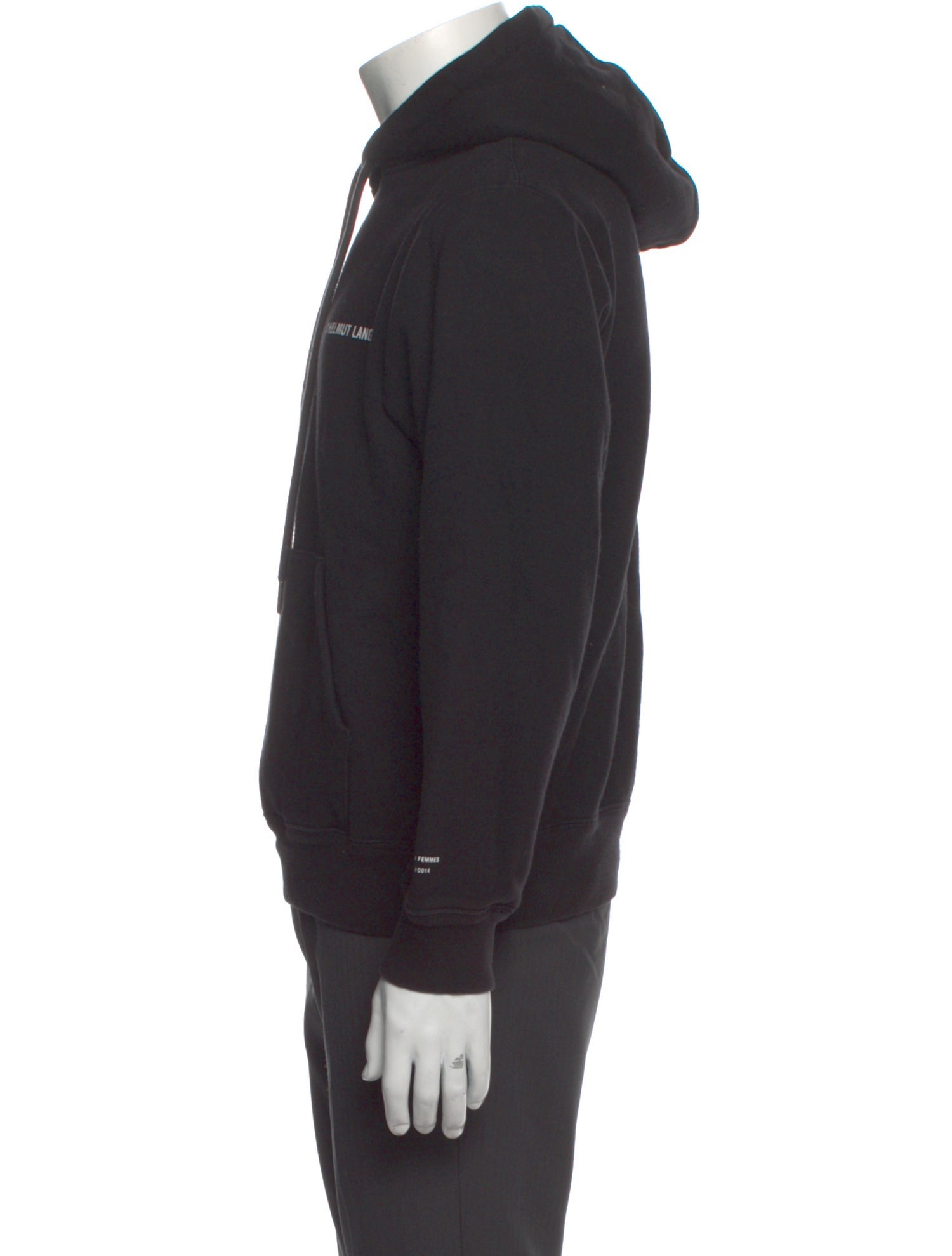 Helmut Lang Graphic Print Crew Neck Hoodie